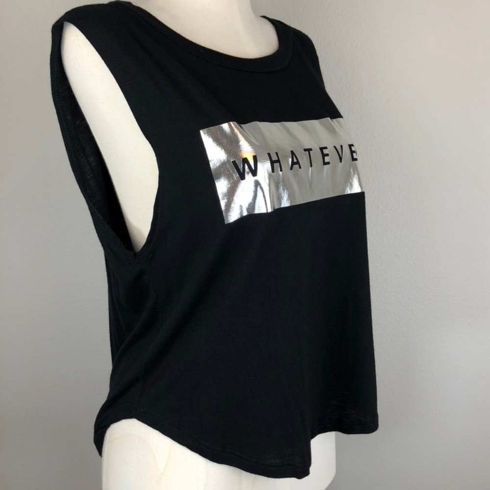 G Mini Silver Whatever Cropped Tank